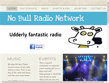 Tablet Screenshot of nobullradio.com